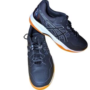 ASICS men's black and white gum bottom GEL-RENMA sneaker